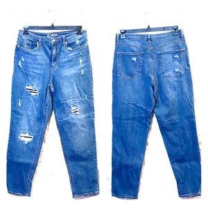 NOBO High Rise, Distressed Ankle Jean, Size 15